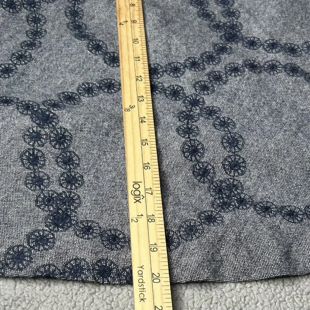 Boden Skirt Womens 6R Wool Blend Full A Line Embroidered Circles Classic